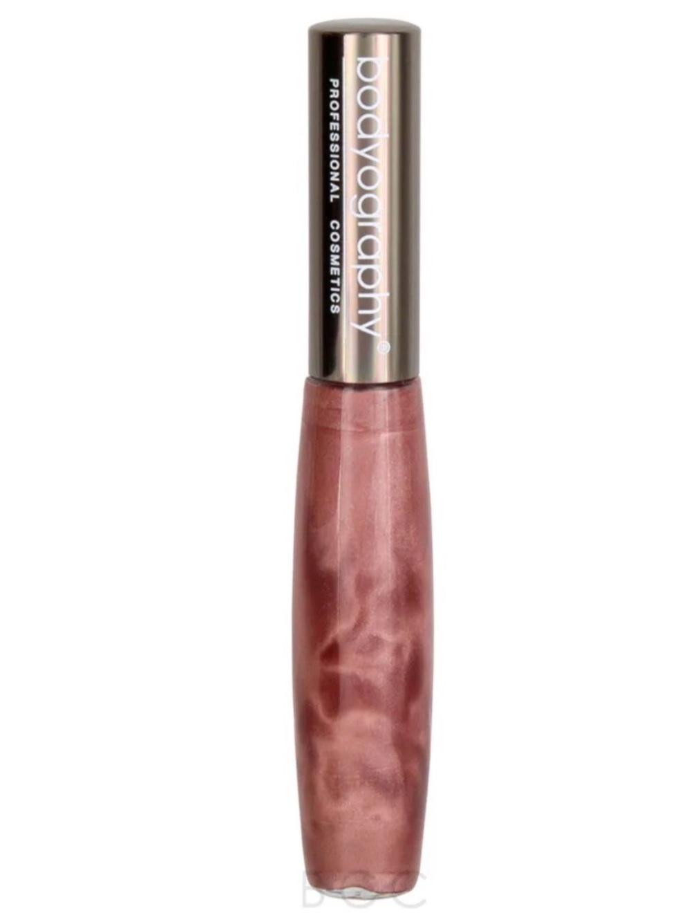 Bodyography MIRAGE Shimmer Lip Gloss in Rose Gold Pink Shimmer Metallic NEW PC